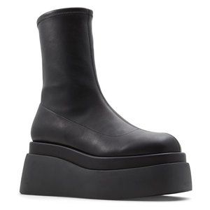 Black Platform Boots • Mars • Vegan • Sz 8.5 / 9 • Sold Out • Almost New